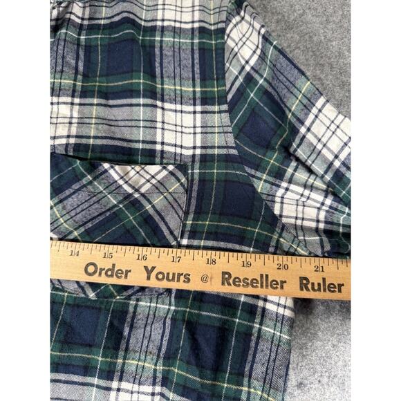 Pendleton Shirt Women Large Green Plaid Button Down Flannel Outdoor Hiking - Picture 4 of 7